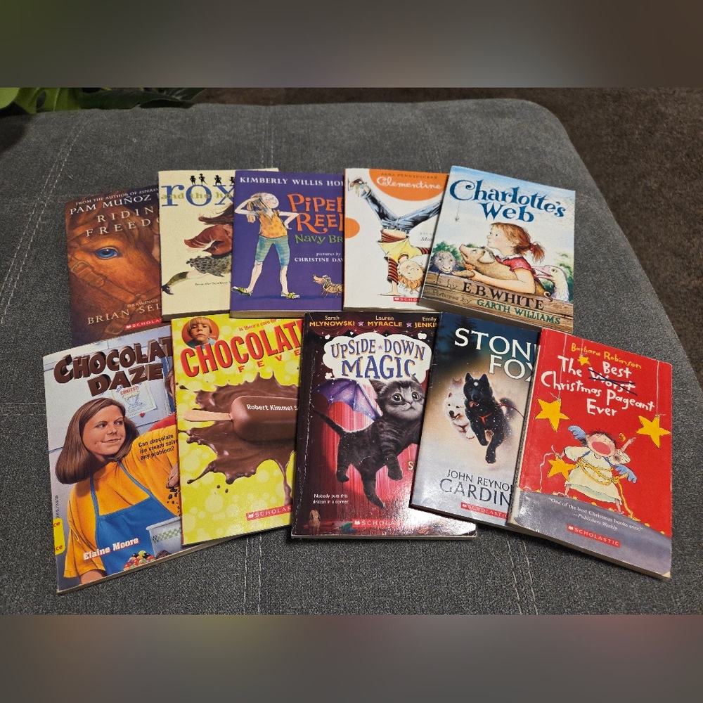 Children's Elem Chaper Book 10 pc Lot